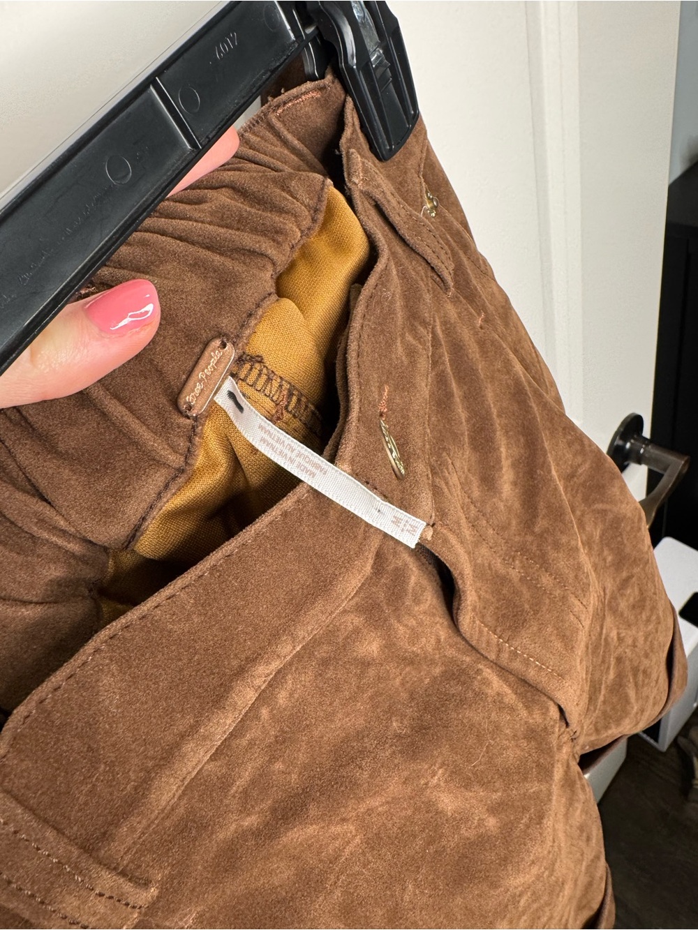 NWOT Free People Danni Vegan Suede Shorts - Picture 7 of 7